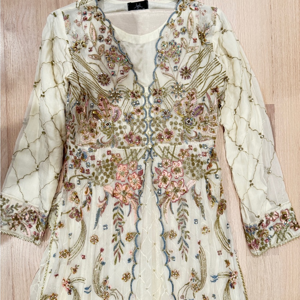 Embroidered Indian/Pakistani Kameez Anarkali Suit